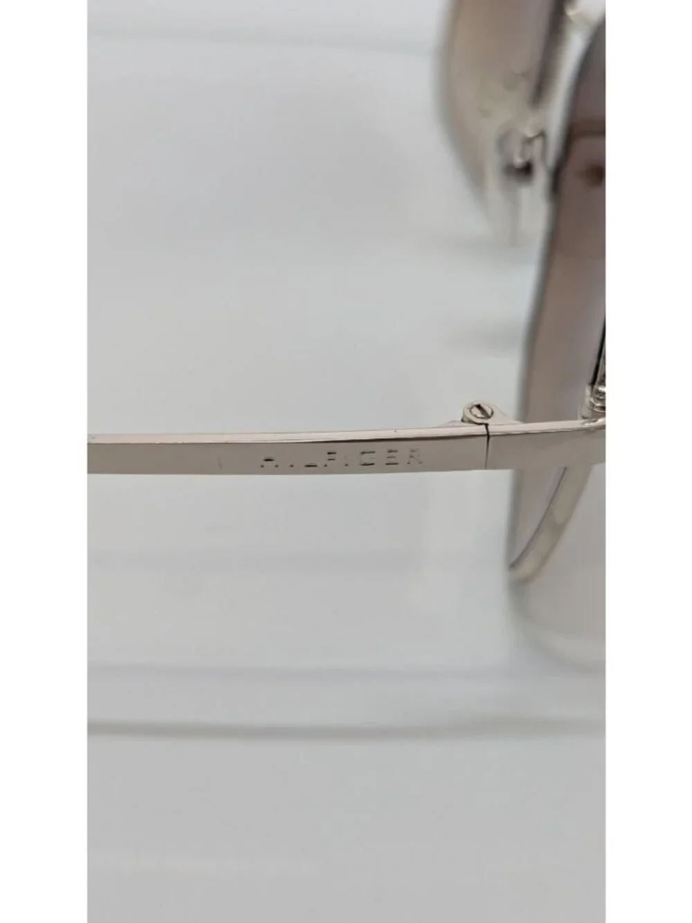 Tommy Hilfiger Silver-Tone Myrtle Semi-Oval Rectangular Sunglasses